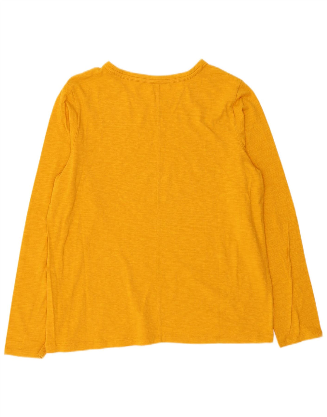 Gap Womens Top Long Sleeve UK 18 XL Yellow Flecked