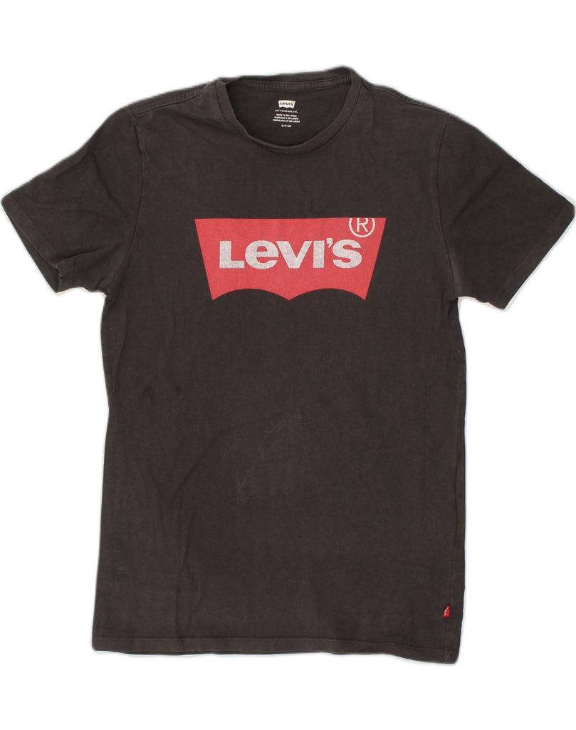 LEVI'S Mens Graphic T-Shirt Top Small Black Cotton | Vintage Levi's | Thrift | Second-Hand Levi's | Used Clothing | Messina Hembry 