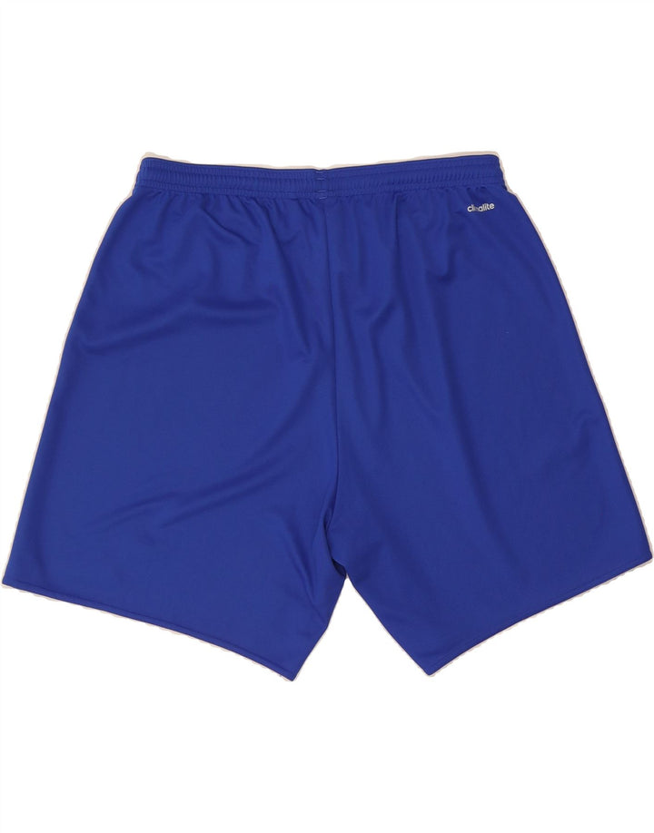 ADIDAS Mens Climalite Sport Shorts Large Blue Polyester Vintage Adidas and Second-Hand Adidas from Messina Hembry 