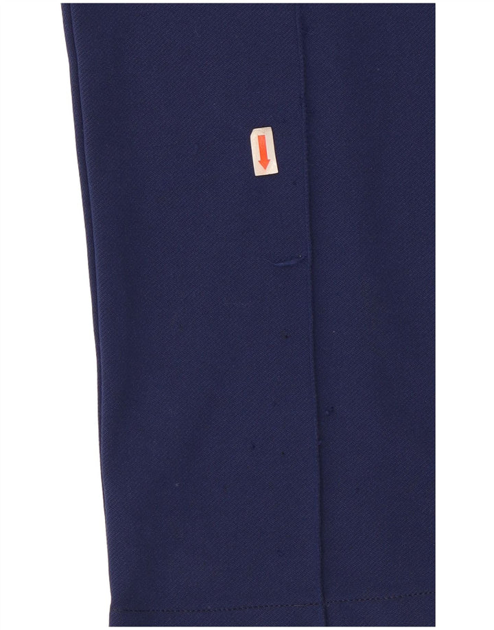 Sergio Tacchini Womens Tracksuit Trousers UK 8 Small  Navy Blue Polyester