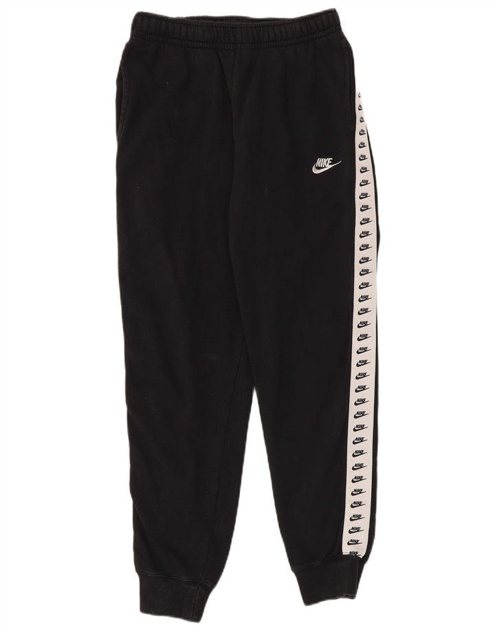 Nike Mens Graphic Tracksuit Trousers Joggers Medium Black Colourblock