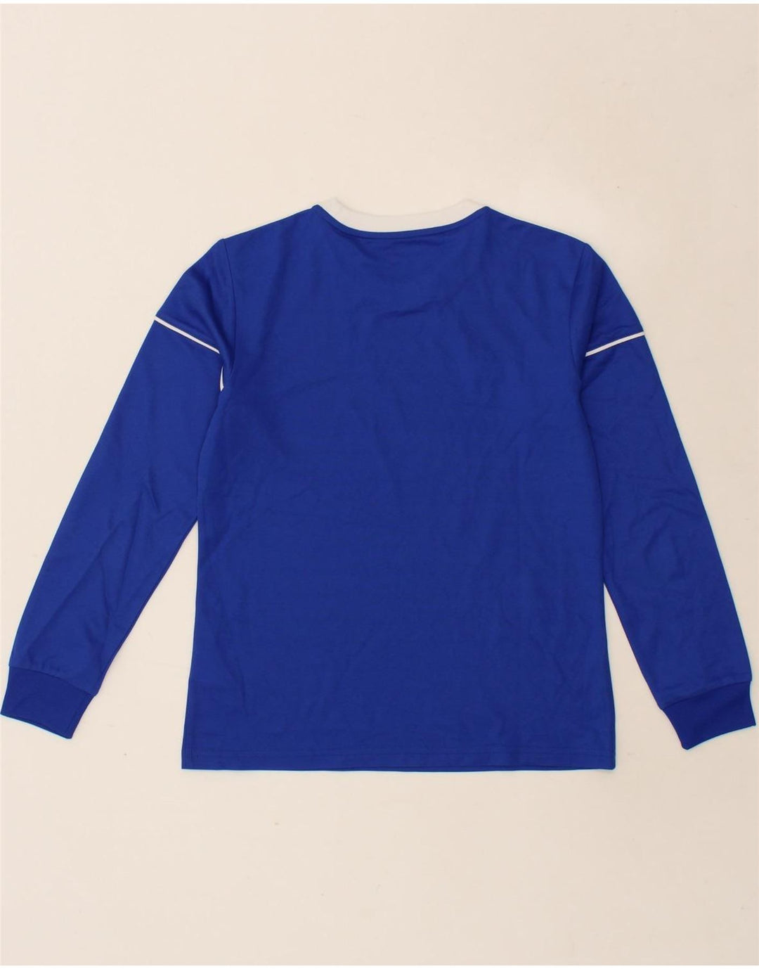 ADIDAS Boys Climalite Top Long Sleeve 11-12 Years Medium Navy Blue Vintage Adidas and Second-Hand Adidas from Messina Hembry 