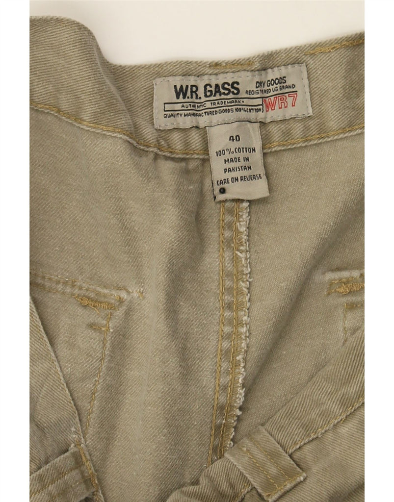 W.R. GASS Mens Chino Shorts W40 XL Green Cotton Vintage W.R. Gass and Second-Hand W.R. Gass from Messina Hembry 