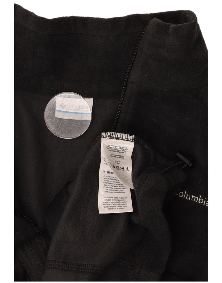 COLUMBIA Womens Fleece Jacket UK 18 XL Navy Blue Polyester