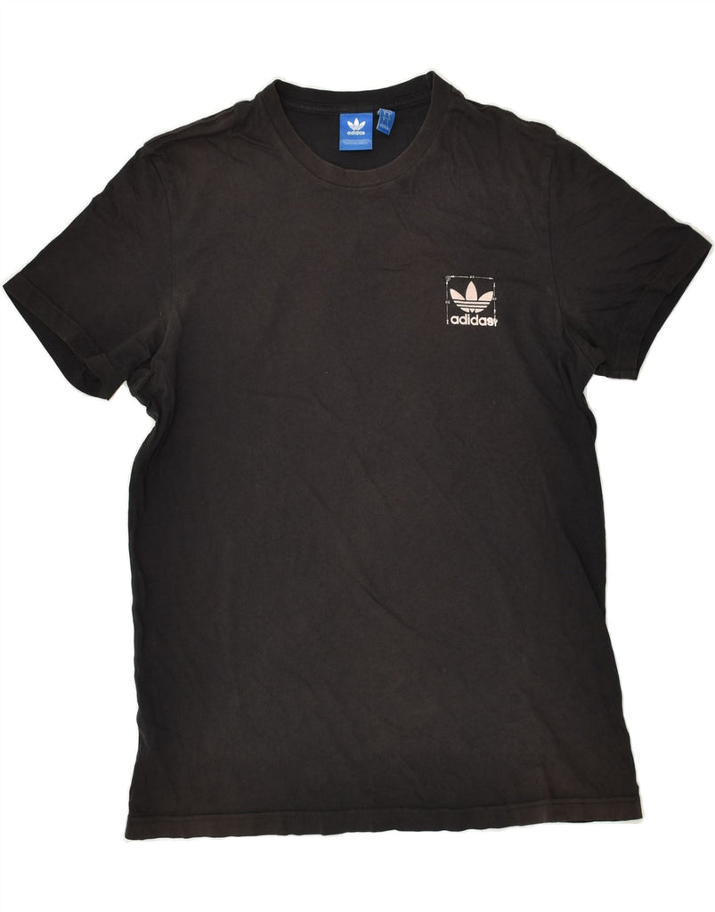 ADIDAS Mens Graphic T-Shirt Top Large Black Cotton | Vintage Adidas | Thrift | Second-Hand Adidas | Used Clothing | Messina Hembry 