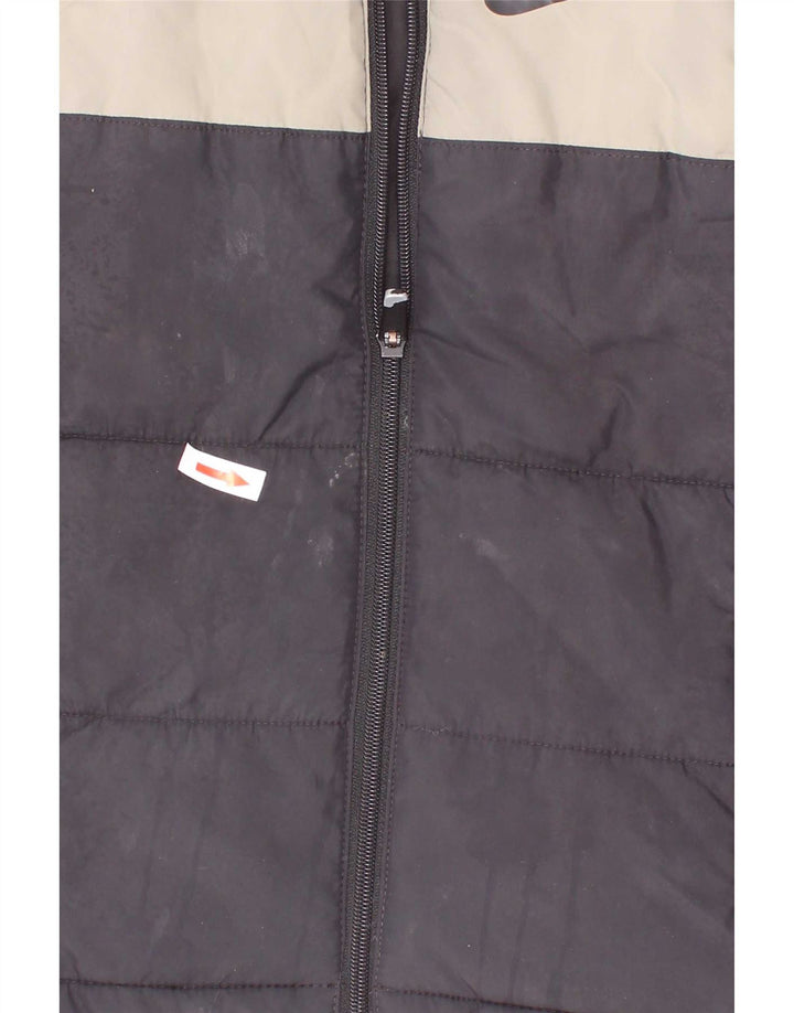 Nike Boys Padded Gilet 4-5 Years Small Black Colourblock Polyester
