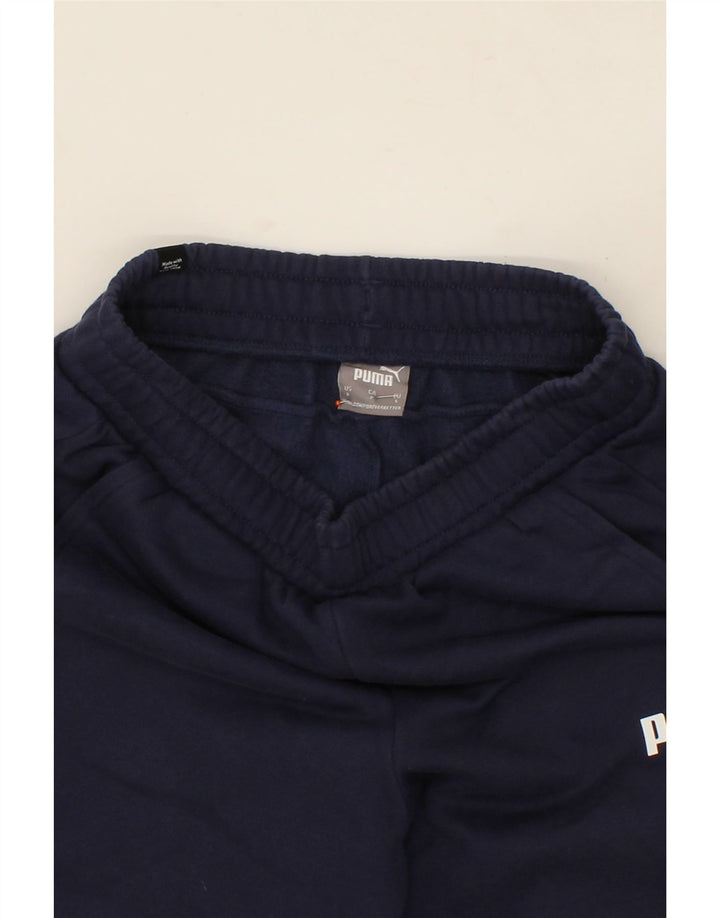 PUMA Womens Tracksuit Trousers UK 8 Small  Navy Blue Cotton Vintage Puma and Second-Hand Puma from Messina Hembry 