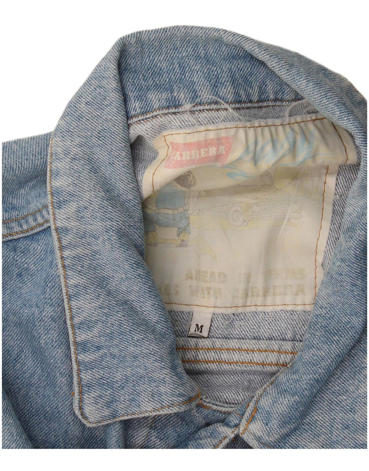 Carrera Mens Denim Jacket UK 38 Medium Blue