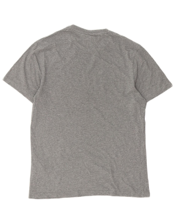 Lyle & Scott Mens T-Shirt Top Small Grey Cotton