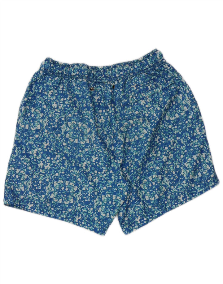 Jack Wills Mens Swimming Shorts XS  Blue Floral Polyester