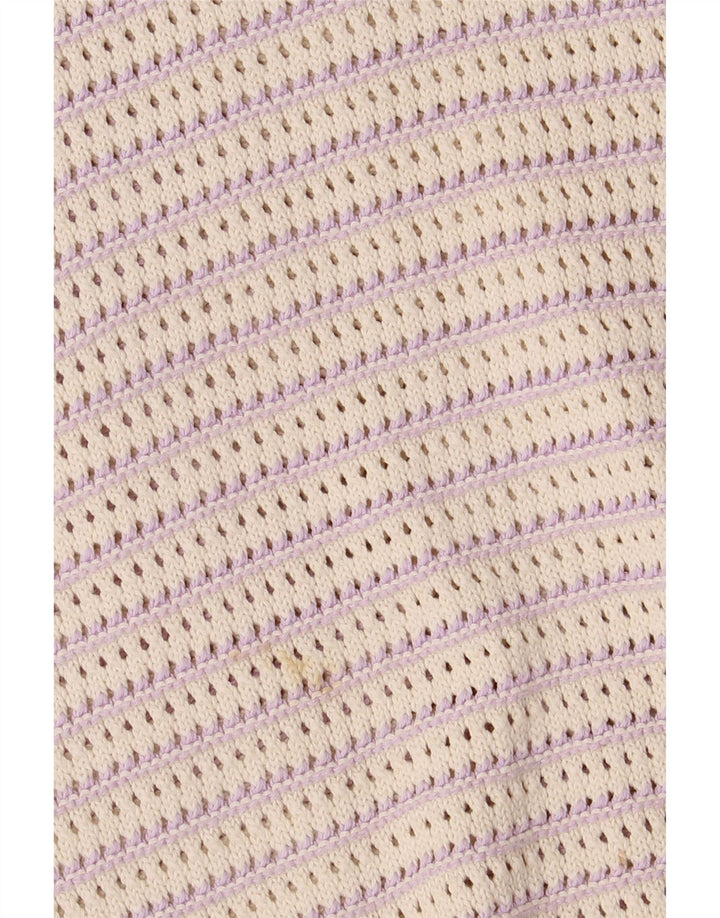 Marks & Spencer Womens Boat Neck Jumper Sweater UK 16 Large Off White