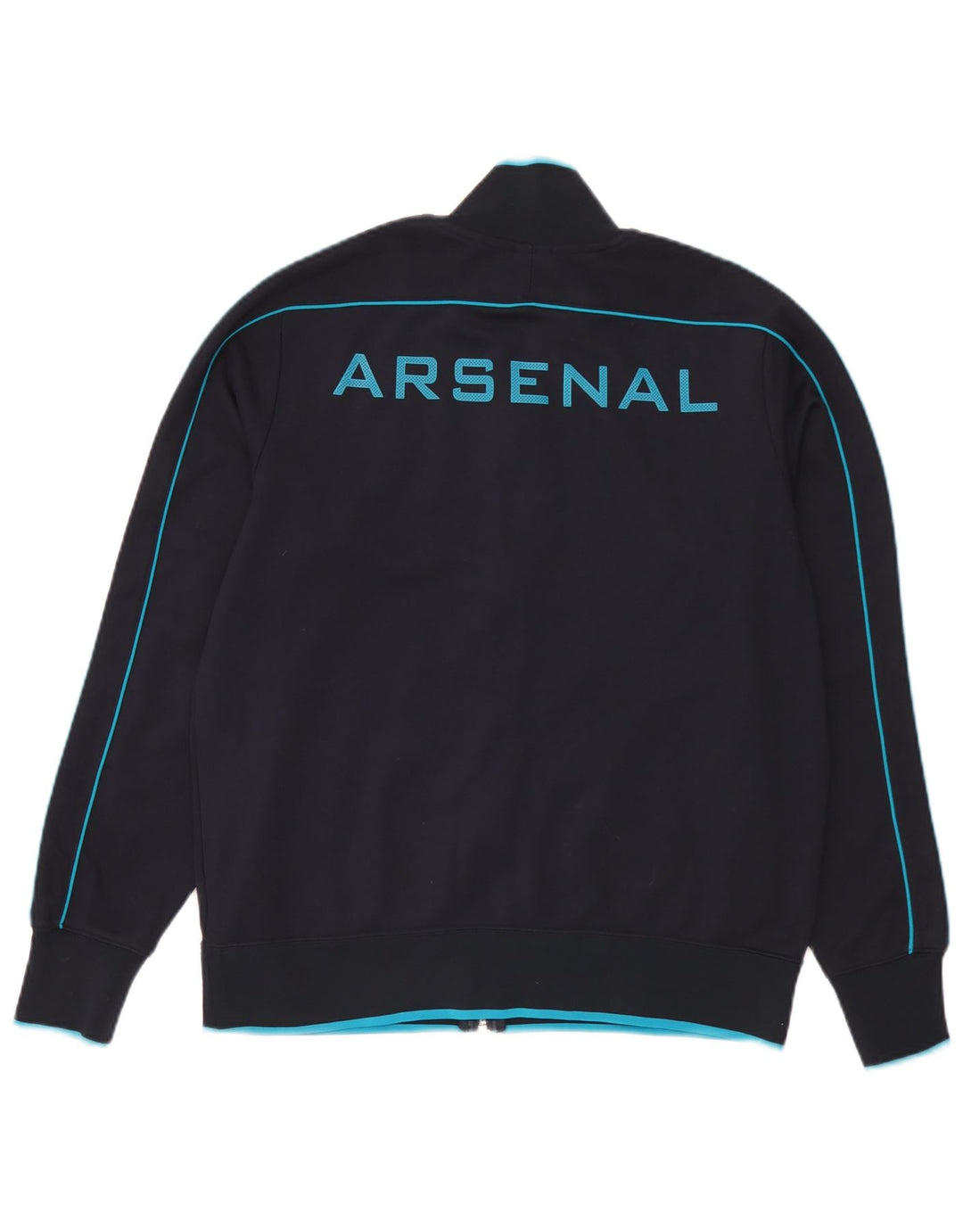 Nike Mens Arsenal Graphic Tracksuit Top Jacket Large Navy Blue Colourblock