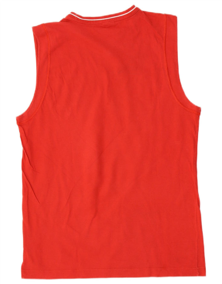 Champion Mens Vest Top Large Red Cotton