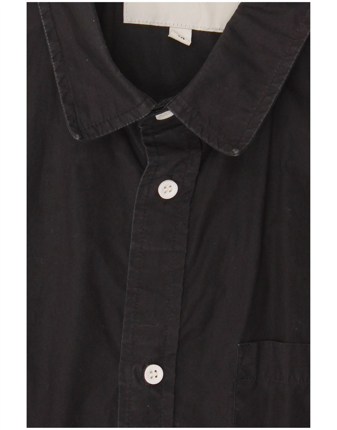 Carhartt Mens Short Sleeve Shirt Medium Black Cotton