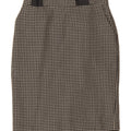 ST MICHAEL Womens Pencil Skirt UK 14 Large W32  Black Houndstooth Vintage St Michael and Second-Hand St Michael from Messina Hembry 