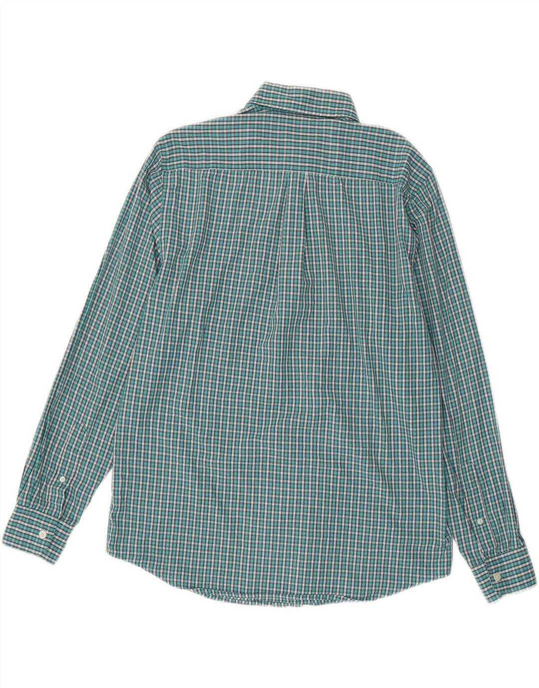 Dockers Mens Flannel Shirt Medium Green Check