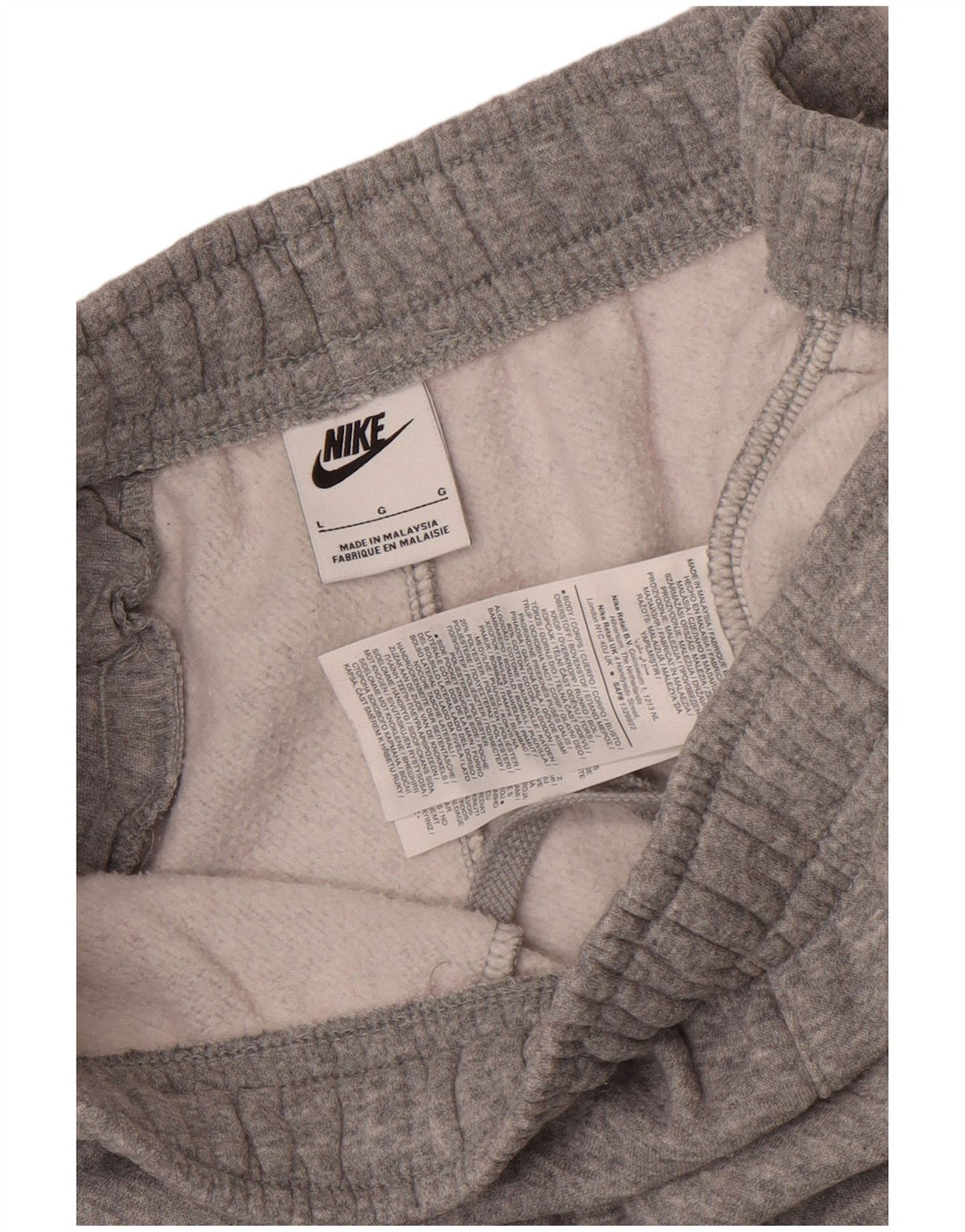 Nike Mens Tracksuit Trousers Joggers Large Grey Flecked Cotton