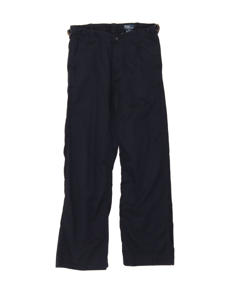 POLO RALPH LAUREN Boys Chino Trousers 15-16 Years W28 L29 Navy Blue Vintage Polo Ralph Lauren and Second-Hand Polo Ralph Lauren from Messina Hembry 