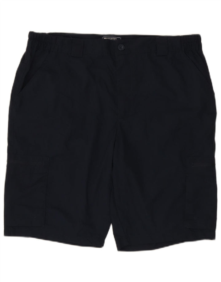 Mountain Warehouse Mens Cargo Shorts W36 Large Navy Blue Polyester