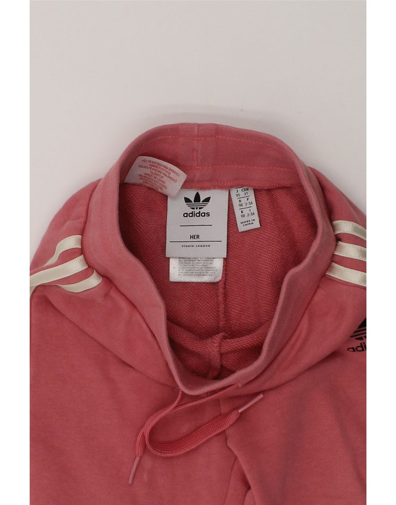 ADIDAS Girls Tracksuit Trousers Joggers 2-3 Years Red Cotton | Vintage Adidas | Thrift | Second-Hand Adidas | Used Clothing | Messina Hembry 