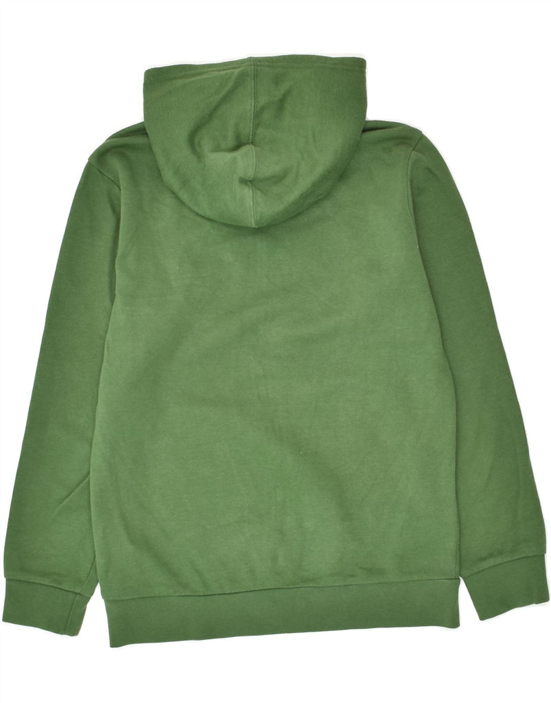 CHAMPION Boys Graphic Hoodie Jumper 11-12 Years Large  Green Cotton | Vintage Champion | Thrift | Second-Hand Champion | Used Clothing | Messina Hembry 