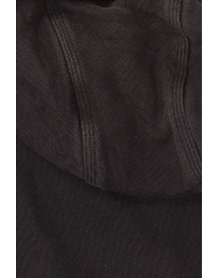 Nike Mens Zip Hoodie Sweater Small Black Cotton