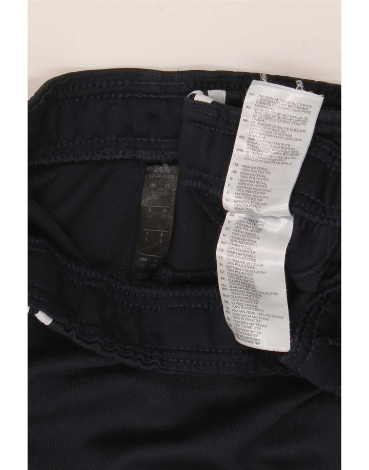 Adidas Mens Tracksuit Trousers Large Navy Blue Polyester