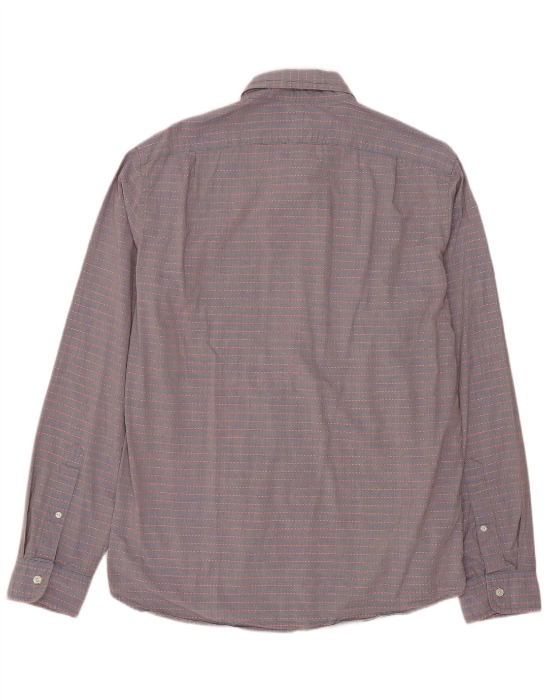 J. CREW Mens Slim Fit Shirt Medium Grey Striped Cotton