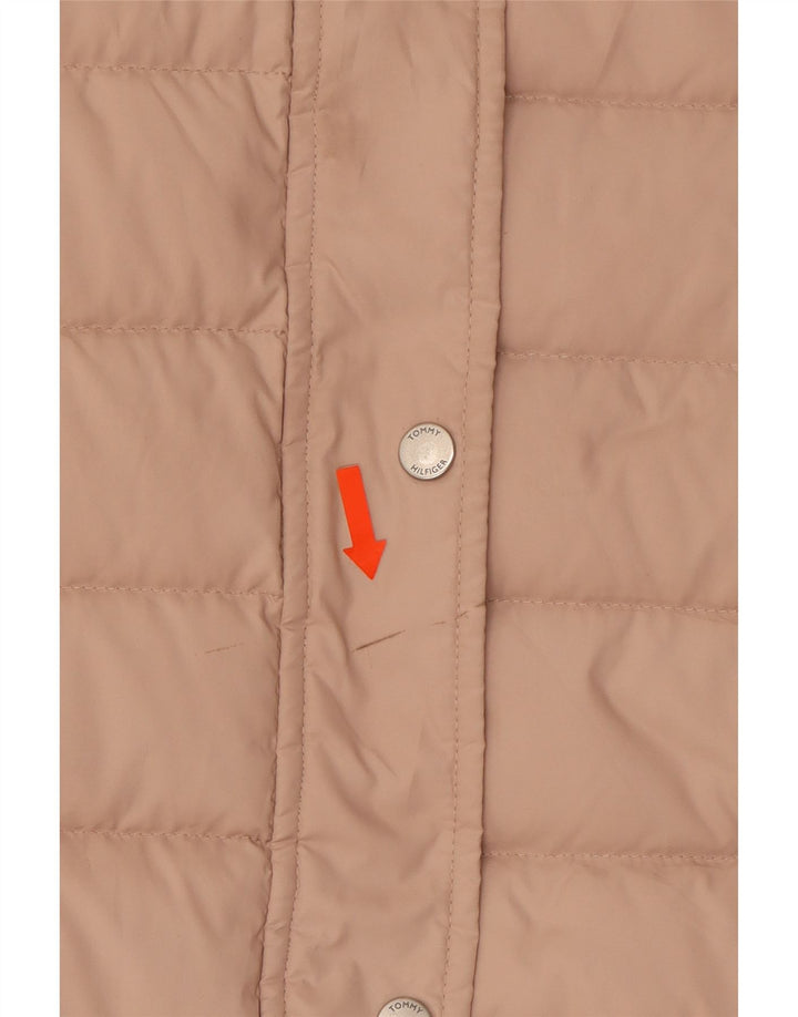 TOMMY HILFIGER Womens Padded Coat UK 10 Small Pink Polyester Vintage Tommy Hilfiger and Second-Hand Tommy Hilfiger from Messina Hembry 