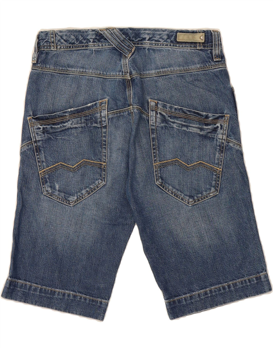 MELTIN' POT Mens Denim Shorts W31 Medium Blue Cotton Vintage Meltin' Pot and Second-Hand Meltin' Pot from Messina Hembry 