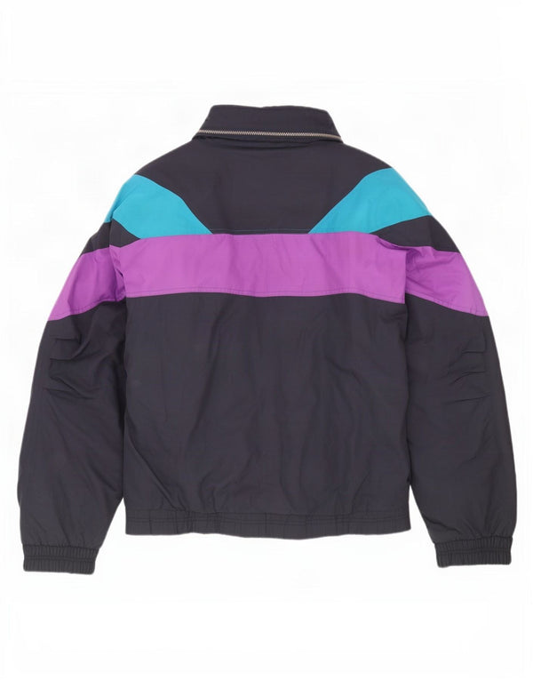 Sergio Tacchini Mens Ski Jacket UK 38 Medium Navy Blue Colourblock Sports