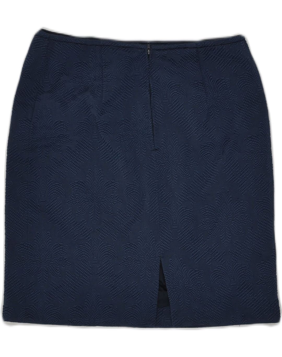VINTAGE Womens Straight Skirt W28 Small Navy Blue Cotton | Vintage Vintage | Thrift | Second-Hand Vintage | Used Clothing | Messina Hembry 