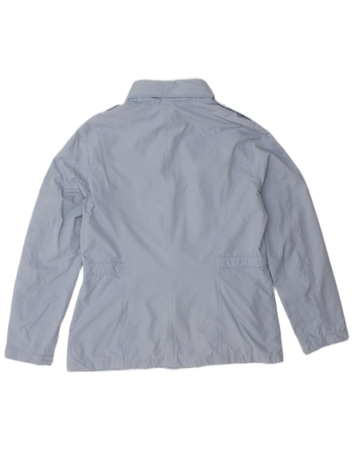 ESPRIT Womens Military Jacket  UK 12 Medium Blue Polyester