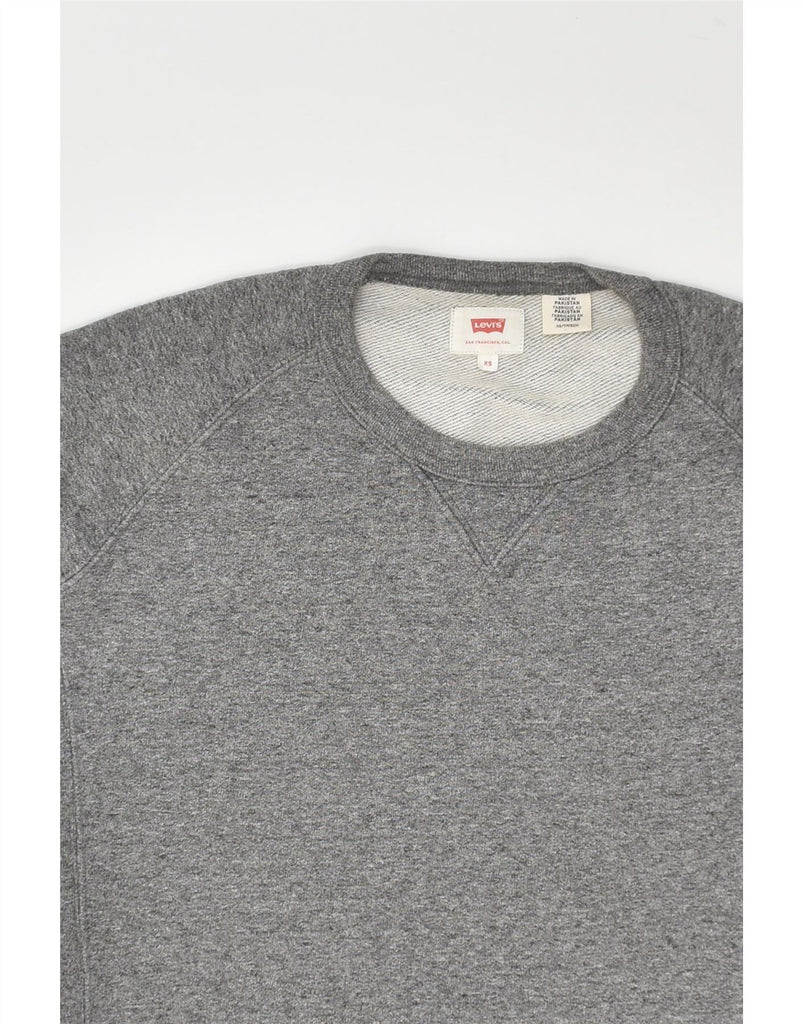 LEVI'S Mens Sweatshirt Jumper XS Grey Cotton | Vintage Levi's | Thrift | Second-Hand Levi's | Used Clothing | Messina Hembry 