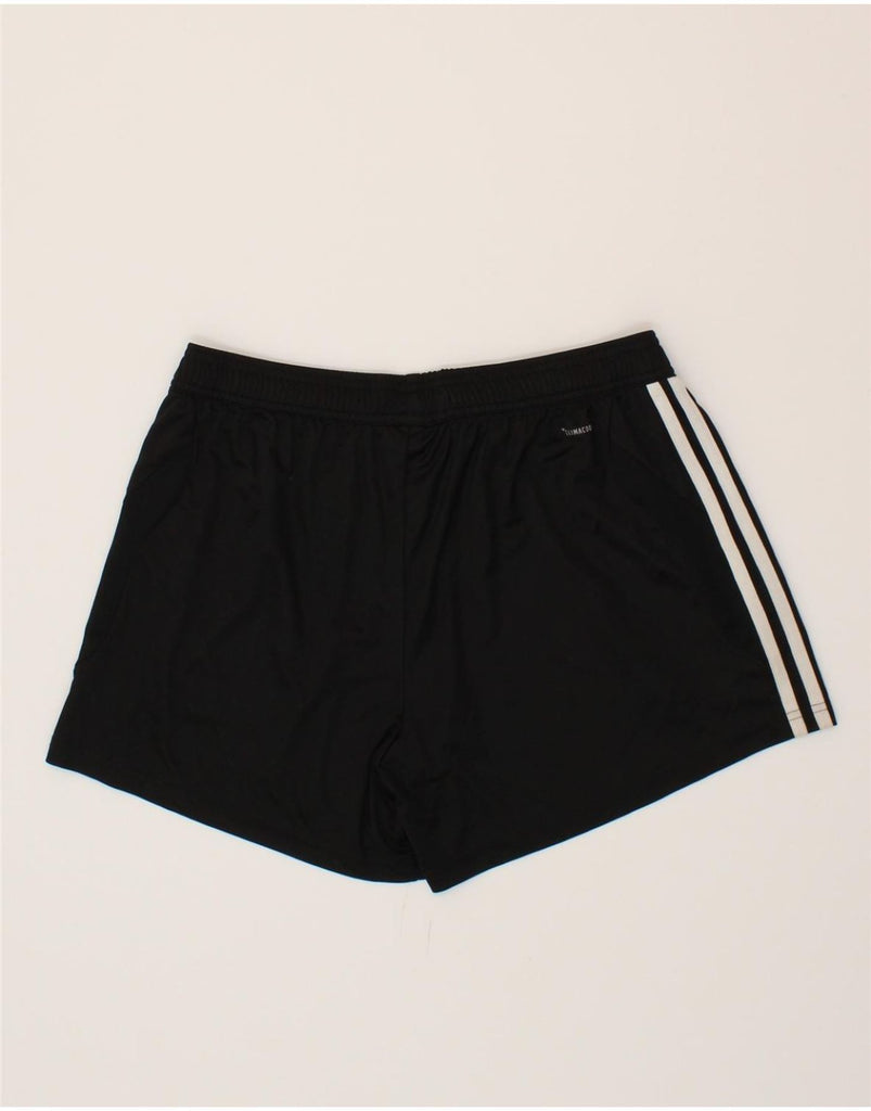 ADIDAS Womens Climacool Sport Shorts UK 16/18 Large  Black Polyester Vintage Adidas and Second-Hand Adidas from Messina Hembry 
