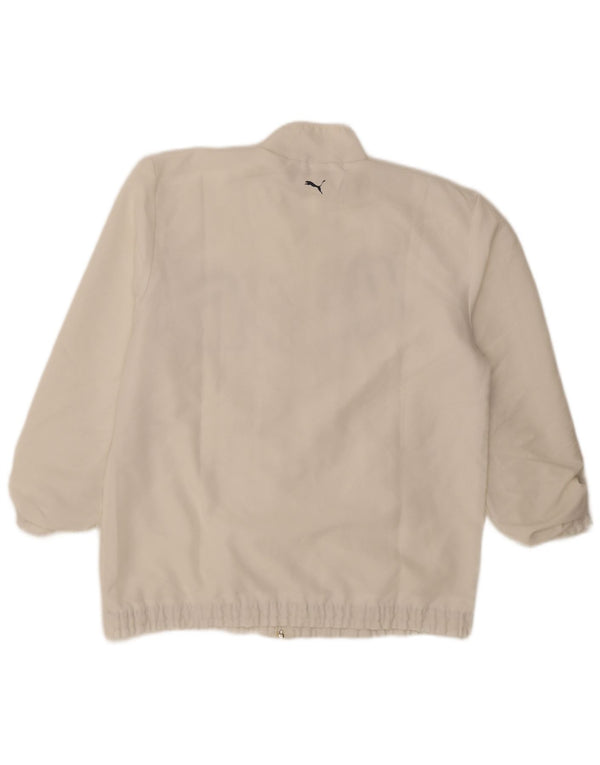 Puma Girls Graphic Tracksuit Top Jacket 15-16 Years White