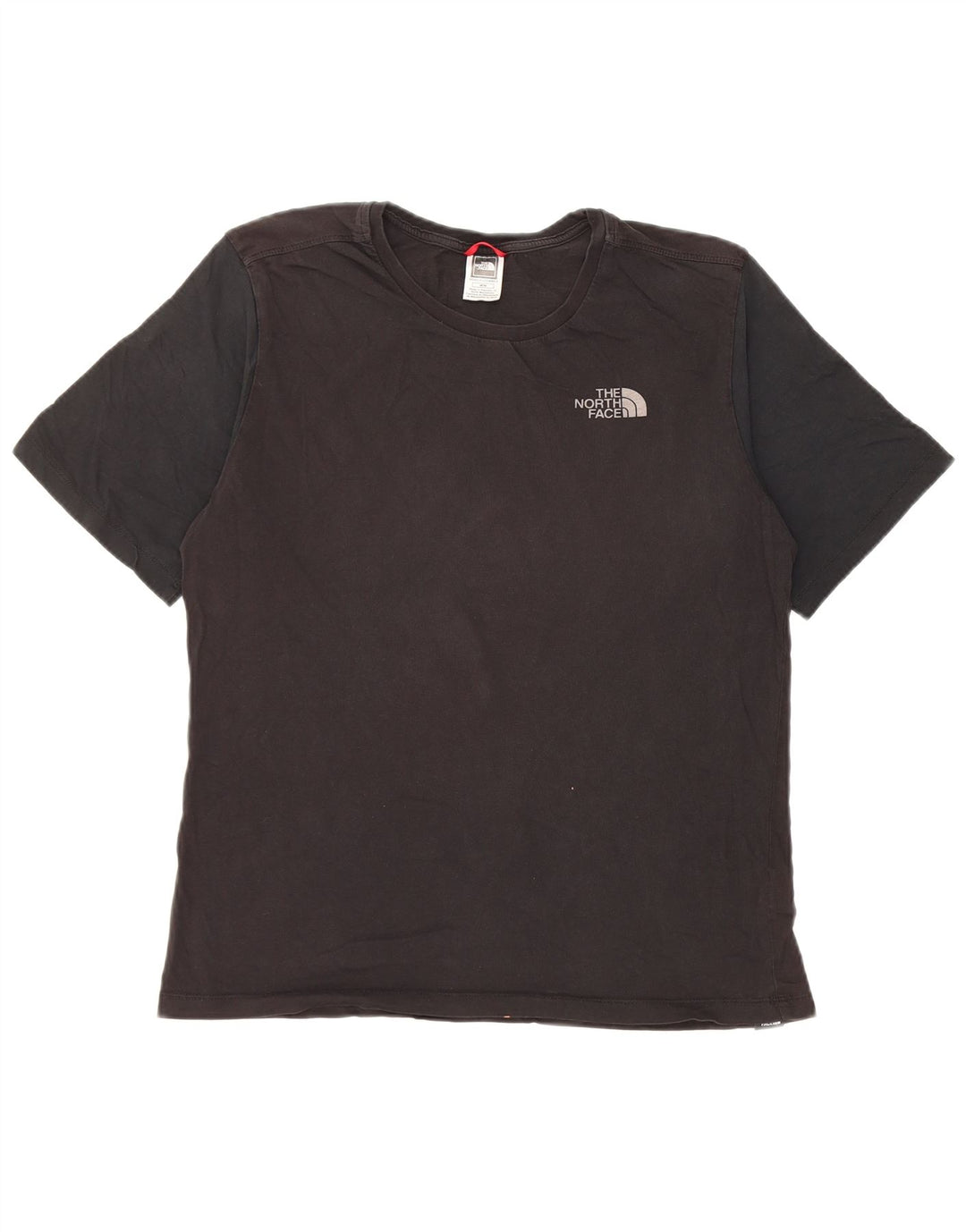 The North Face Womens T-Shirt Top UK 14 Medium Black Cotton