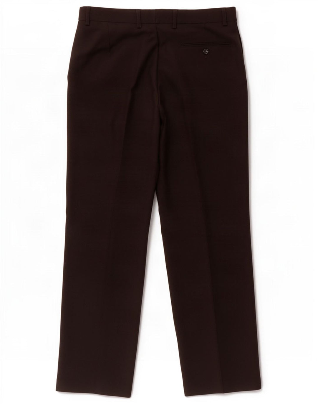 Marks & Spencer Mens Straight Suit Trousers W32 L31 Black Polyester