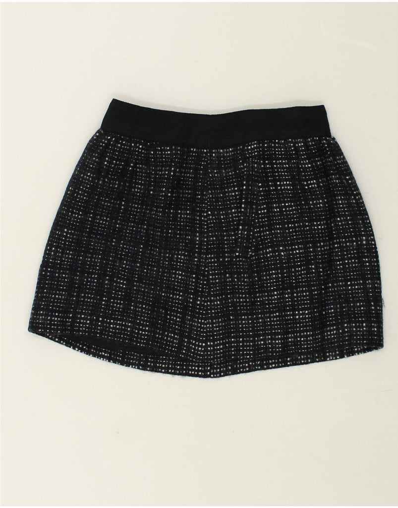 J. CREW Womens Mini Skirt US 0 XS W26  Black Flecked Wool | Vintage J. Crew | Thrift | Second-Hand J. Crew | Used Clothing | Messina Hembry 