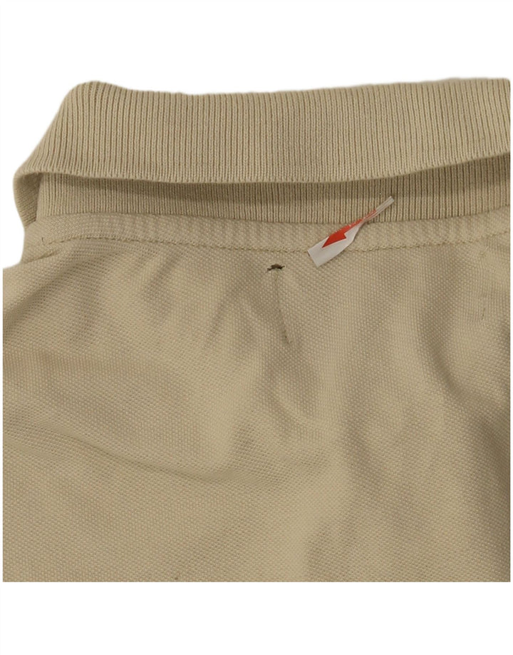 Kappa Mens Polo Shirt Medium Beige Cotton