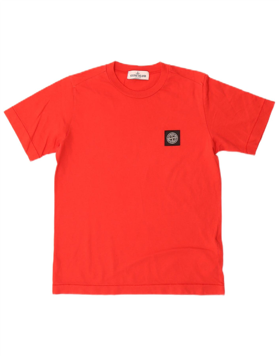Stone Island Boys T-Shirt Top 9-10 Years Red Cotton