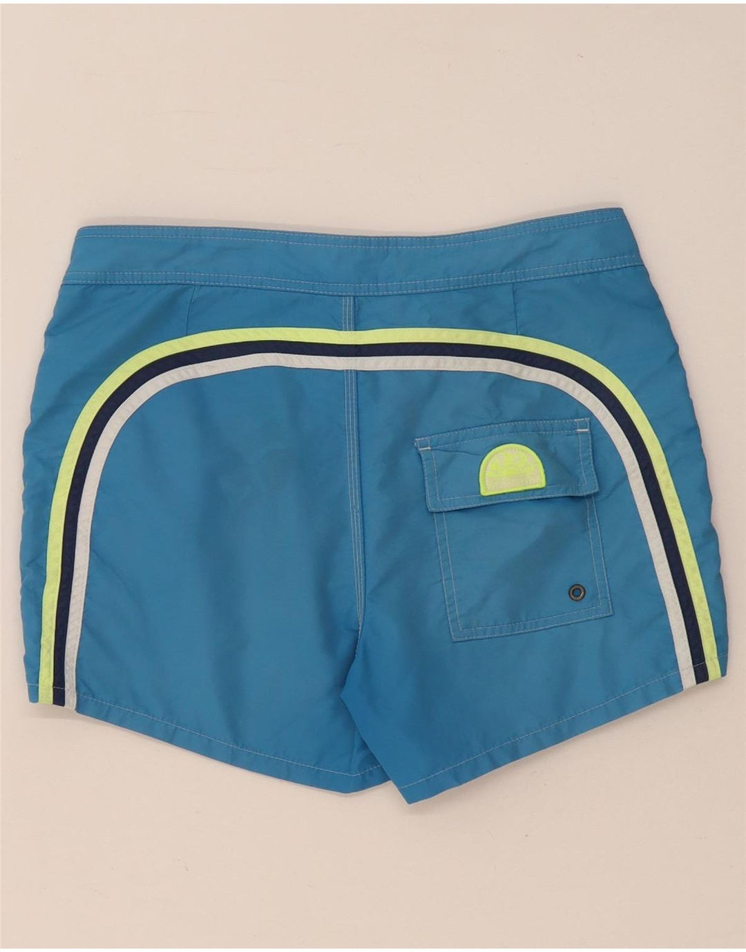 SUNDEK Mens Swimming Shorts Small  Blue