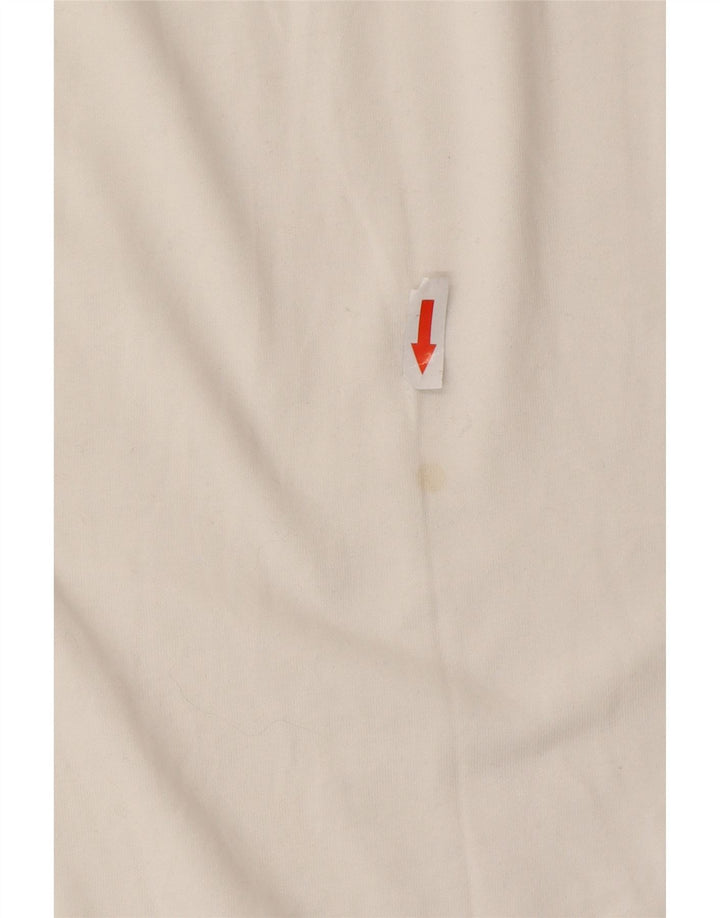 Nike Mens Dri Fit Graphic Vest Top Medium White Cotton