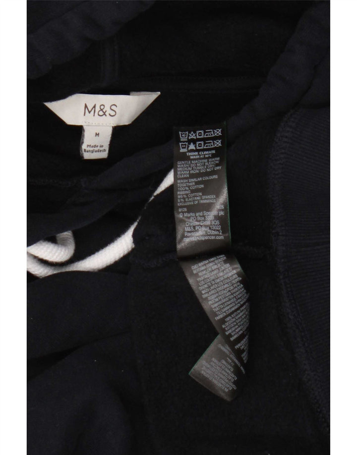 Marks & Spencer Womens Oversized Hoodie Jumper UK 14 Medium Navy Blue