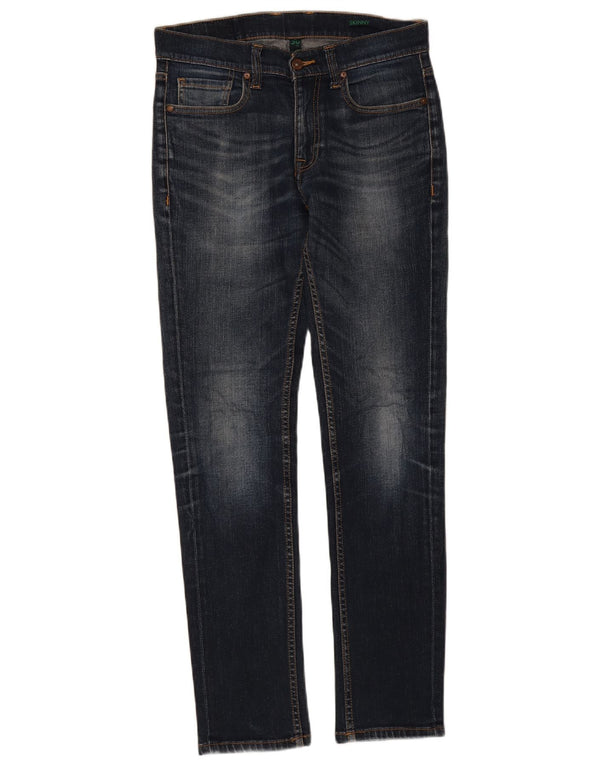 Benetton Mens Skinny Jeans W30 L32 Blue