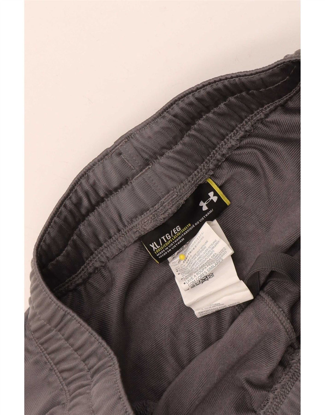 Under Armour Mens Tracksuit Trousers XL Grey Polyester