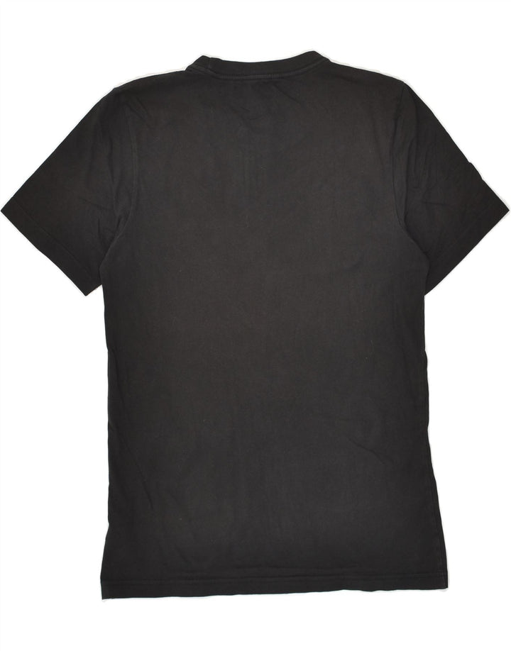 ADIDAS Mens Graphic T-Shirt Top Small Black Cotton Vintage Adidas and Second-Hand Adidas from Messina Hembry 