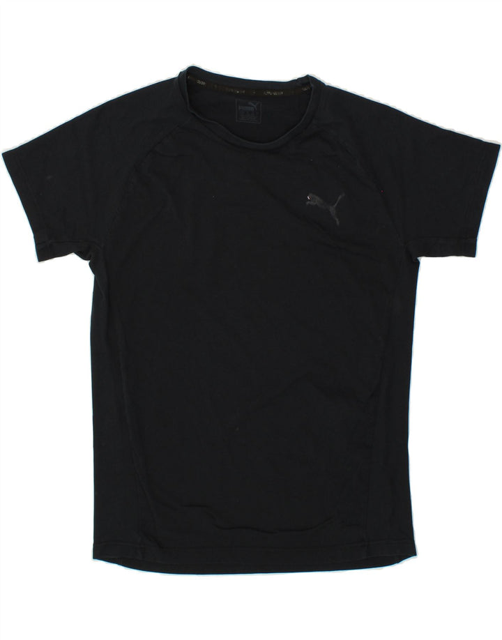 PUMA Mens T-Shirt Top Large Black Vintage Puma and Second-Hand Puma from Messina Hembry 
