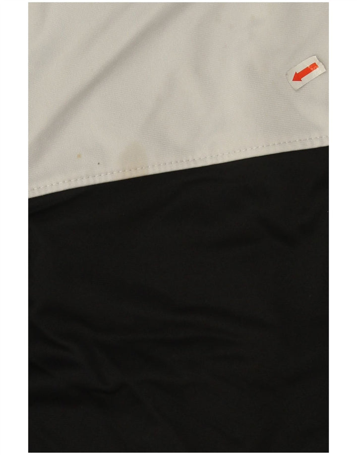 Kappa Mens Graphic Tracksuit Top Jacket Large Black Colourblock Polyester