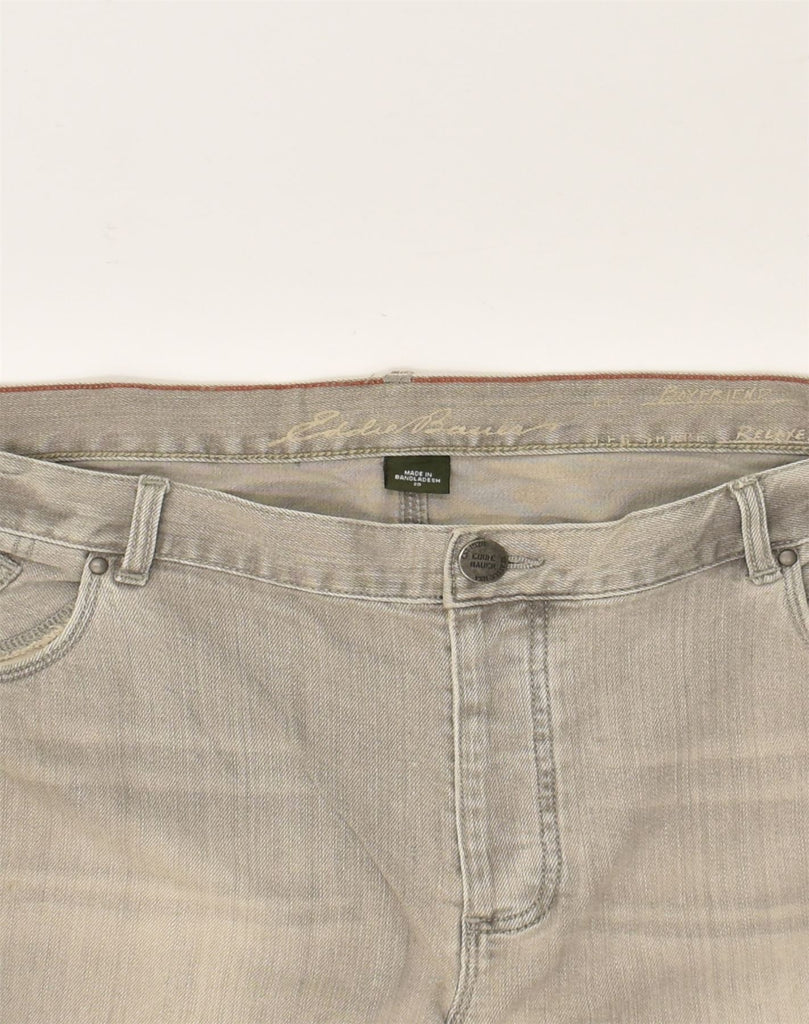 EDDIE BAUER Womens Boyfriend Slim Jeans UK 20 2XL W42 L34 Grey Cotton | Vintage Eddie Bauer | Thrift | Second-Hand Eddie Bauer | Used Clothing | Messina Hembry 